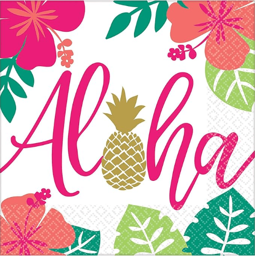 6.5" Luncheon Napkins - You Had Me at Aloha (16ct)