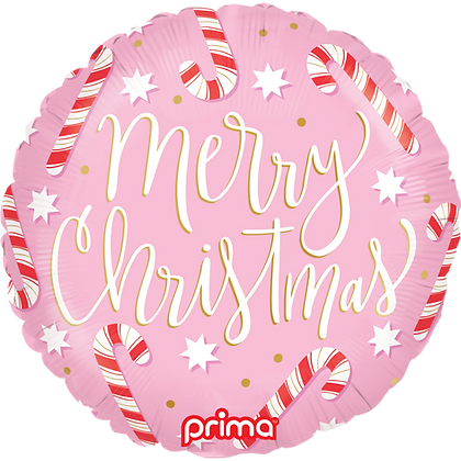 Prima 18" Round Merry Christmas Candy Canes