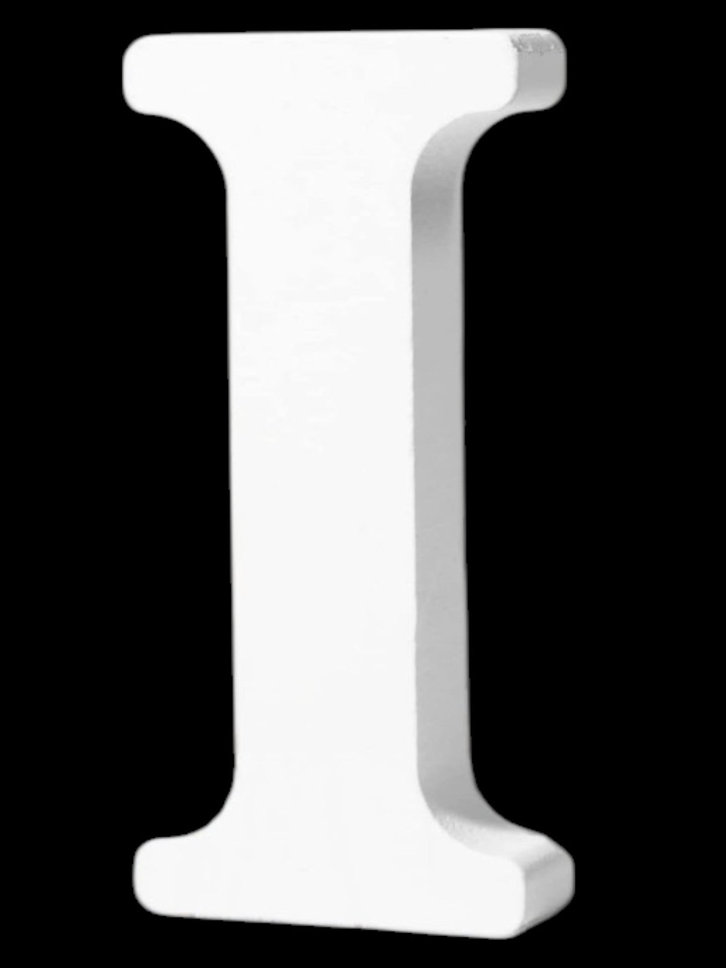 7" Kraft Letter/Number with Base - White