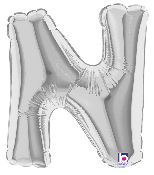 7" Megaloon Jr. Letter N - Silver (5ct)