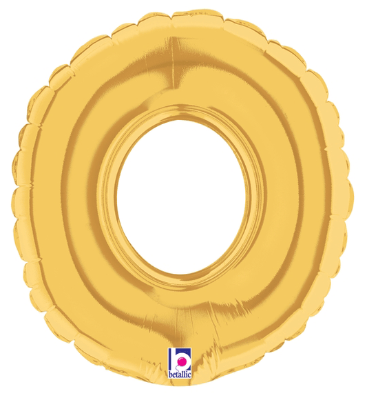 7" Megaloon Jr. Number 0 - Gold (5ct)