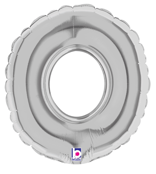7" Megaloon Jr. Number 0 - Silver (5ct)