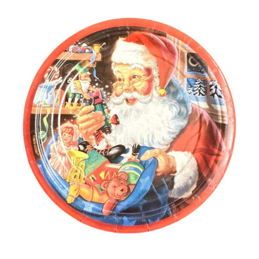 7" Paper Plates - Santa's Workshop (8ct)