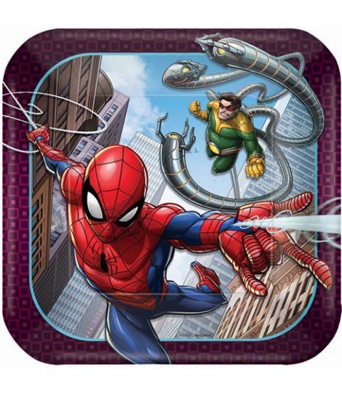 7" Spiderman Dessert Plates 8ct - Amscan