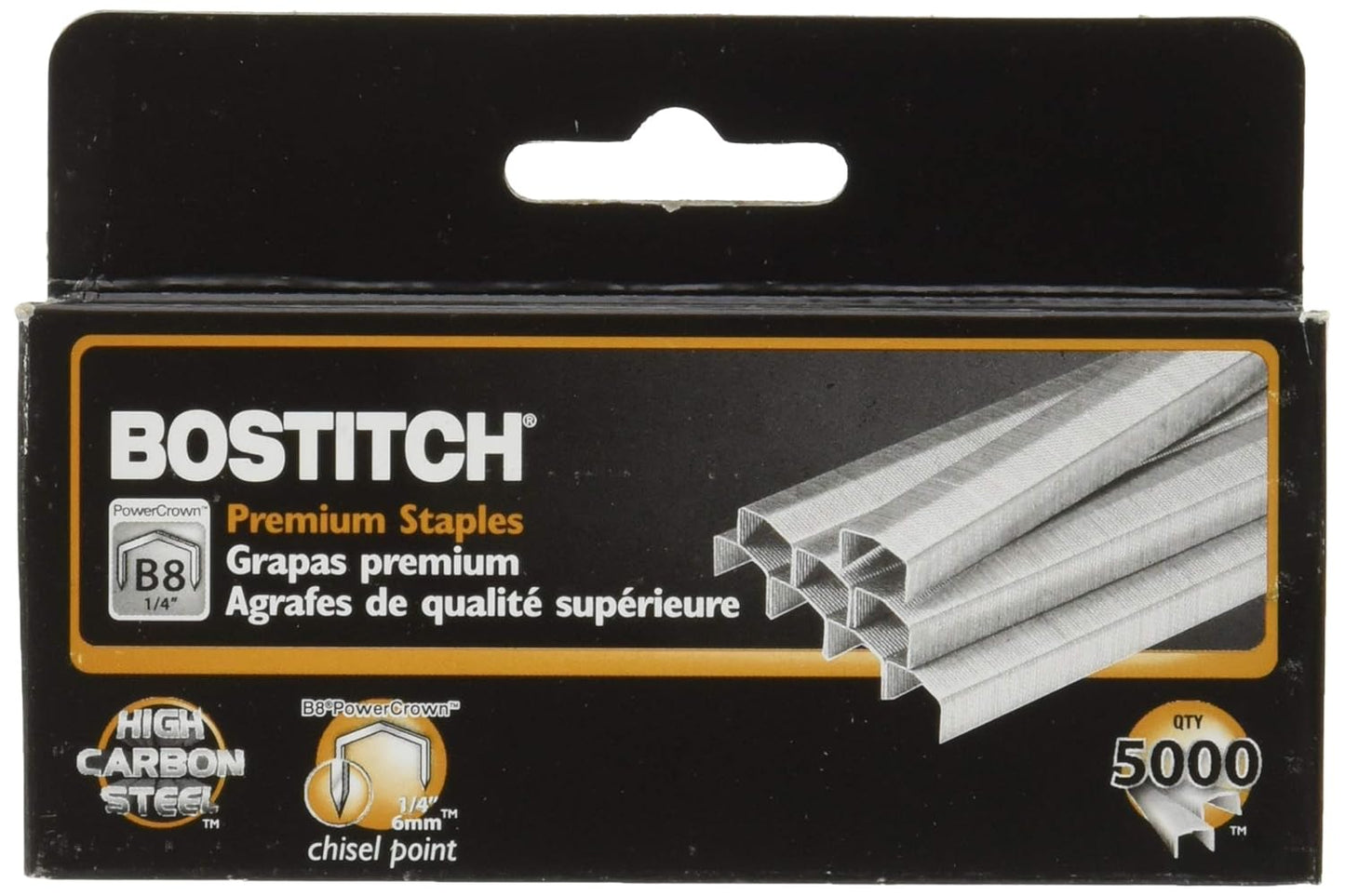 1/4 Grapas B8 (5,000 unidades) - Bostitch