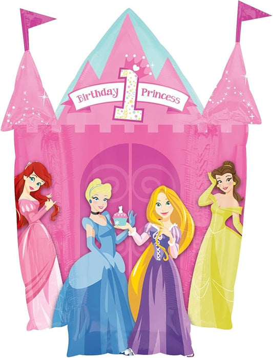 Globo de foil de 18" redondo Princesas Disney - Amscan