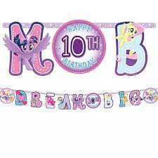 8.25' Banner - My Little Pony Happy Birthday