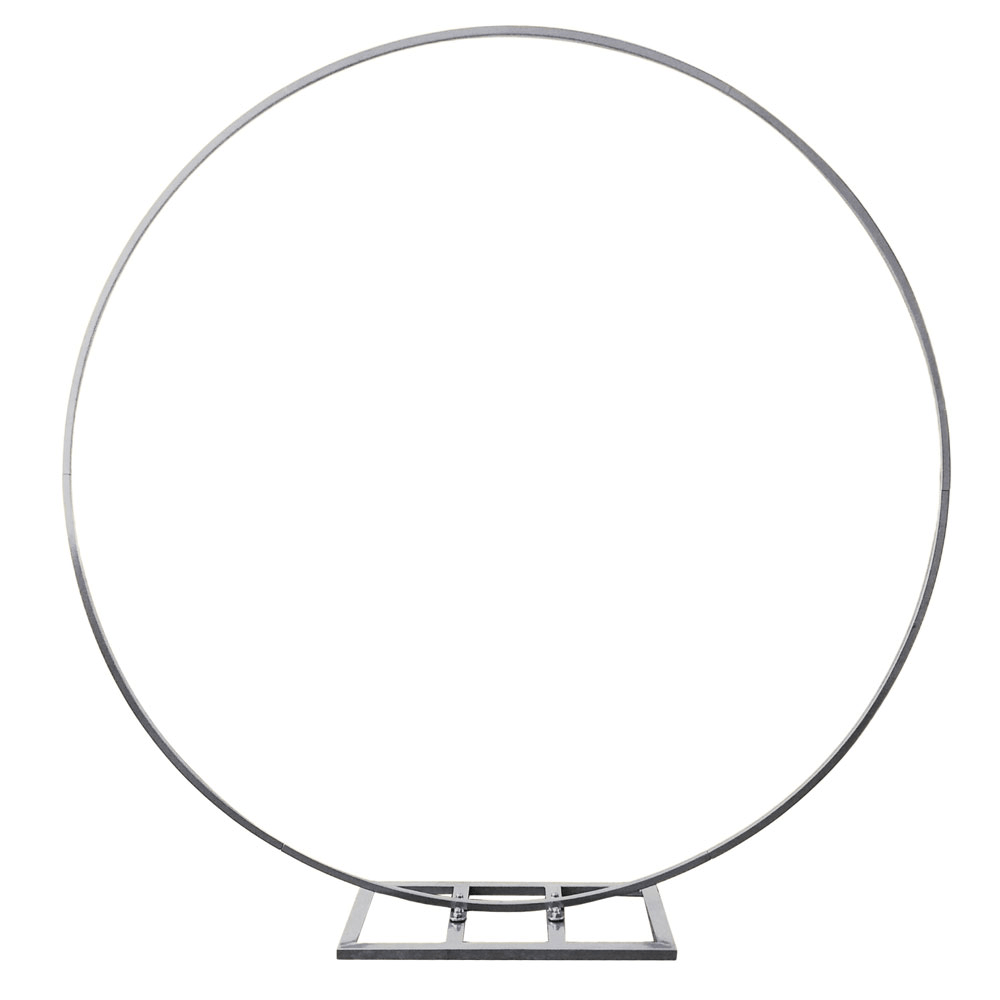 84" SIlver Circle Backdrop Stand (1 Count)