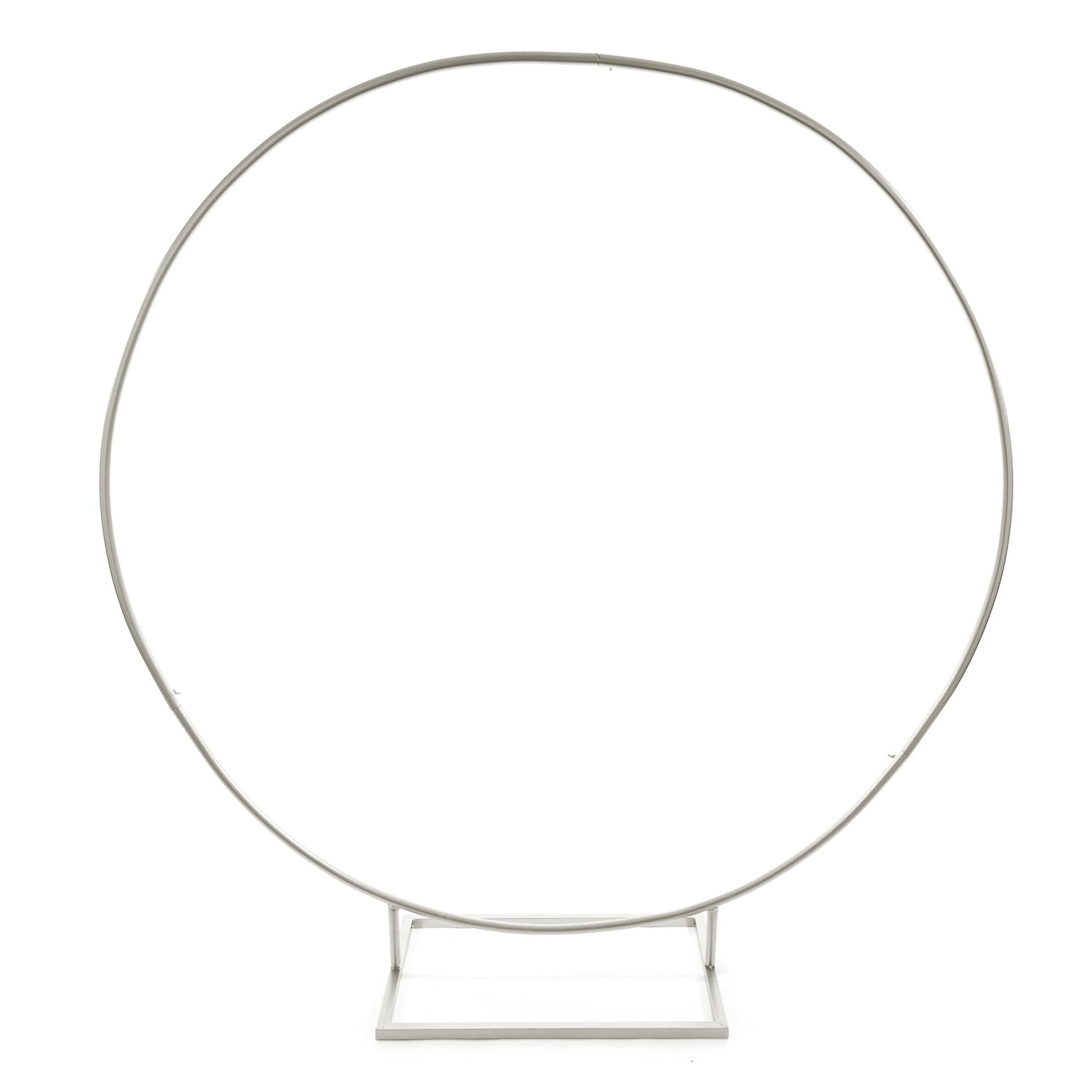 84" Silver Circle Backdrop Stand