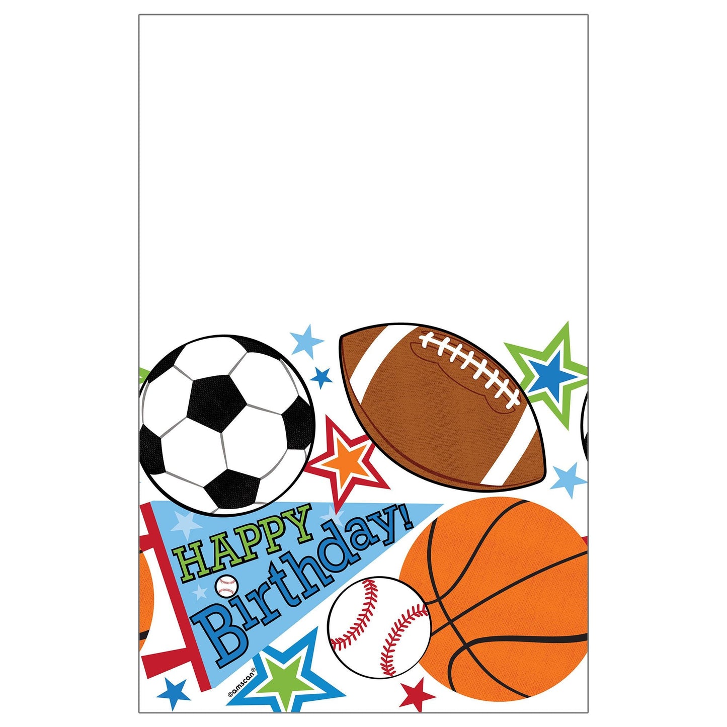 84" Table Cover - Sports Party