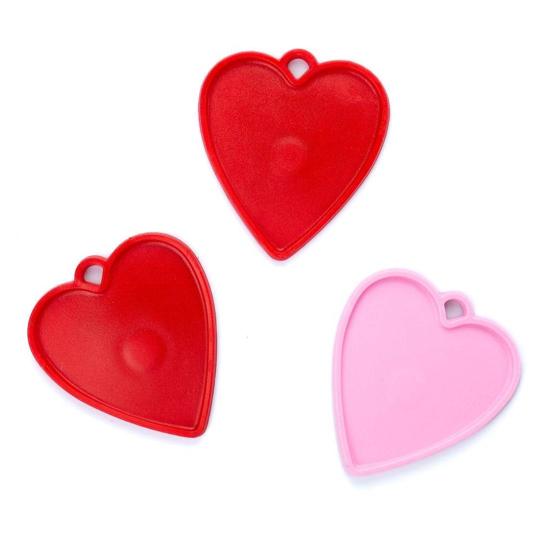 8g Balloon Weights Assorted - Red and Pink Hearts (100ct)