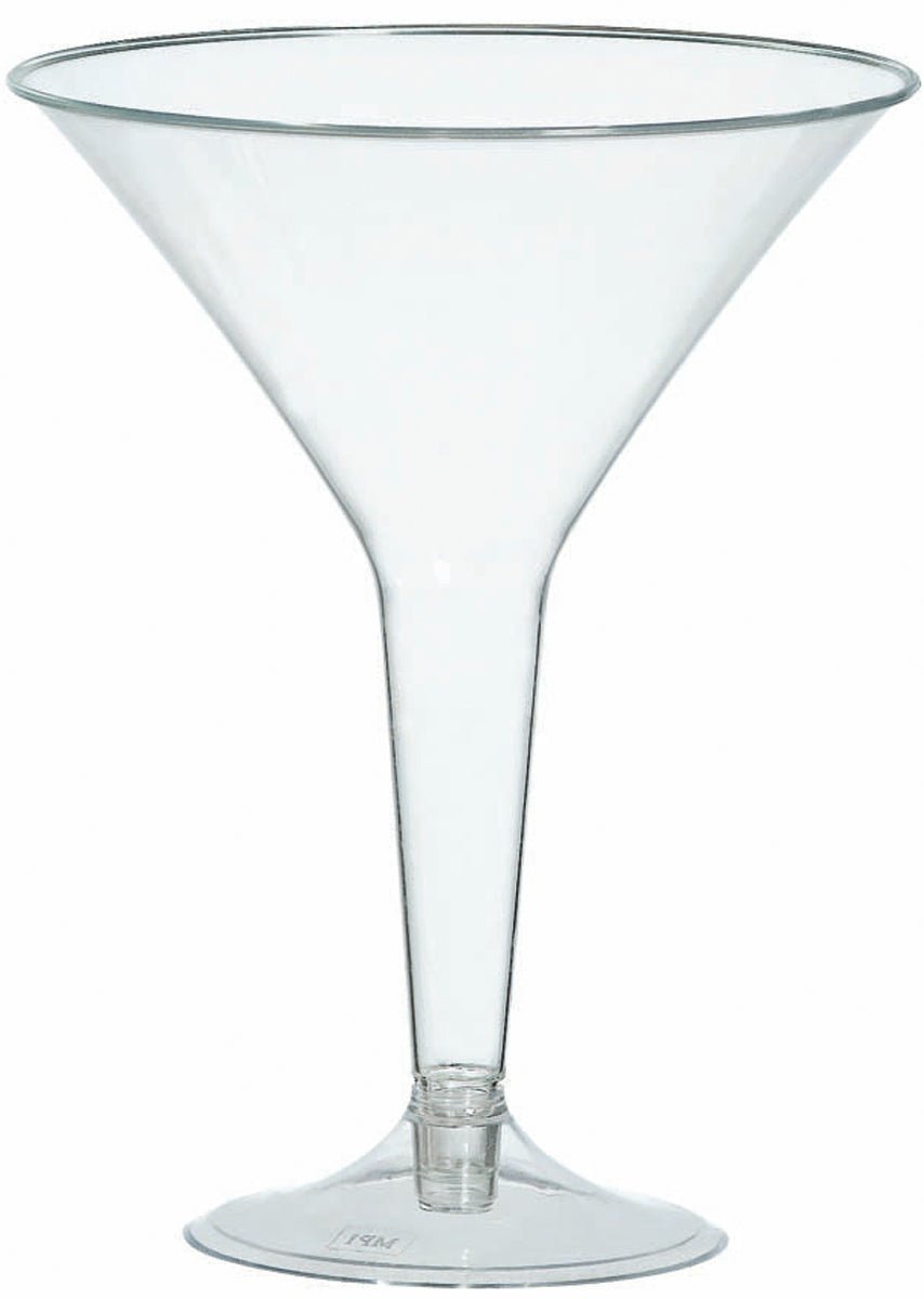 8oz Martini Glasses - Clear (20ct) - Amscan