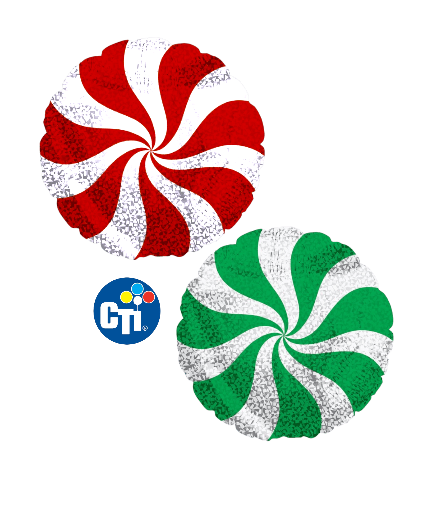 9" Candy Swirl Prism