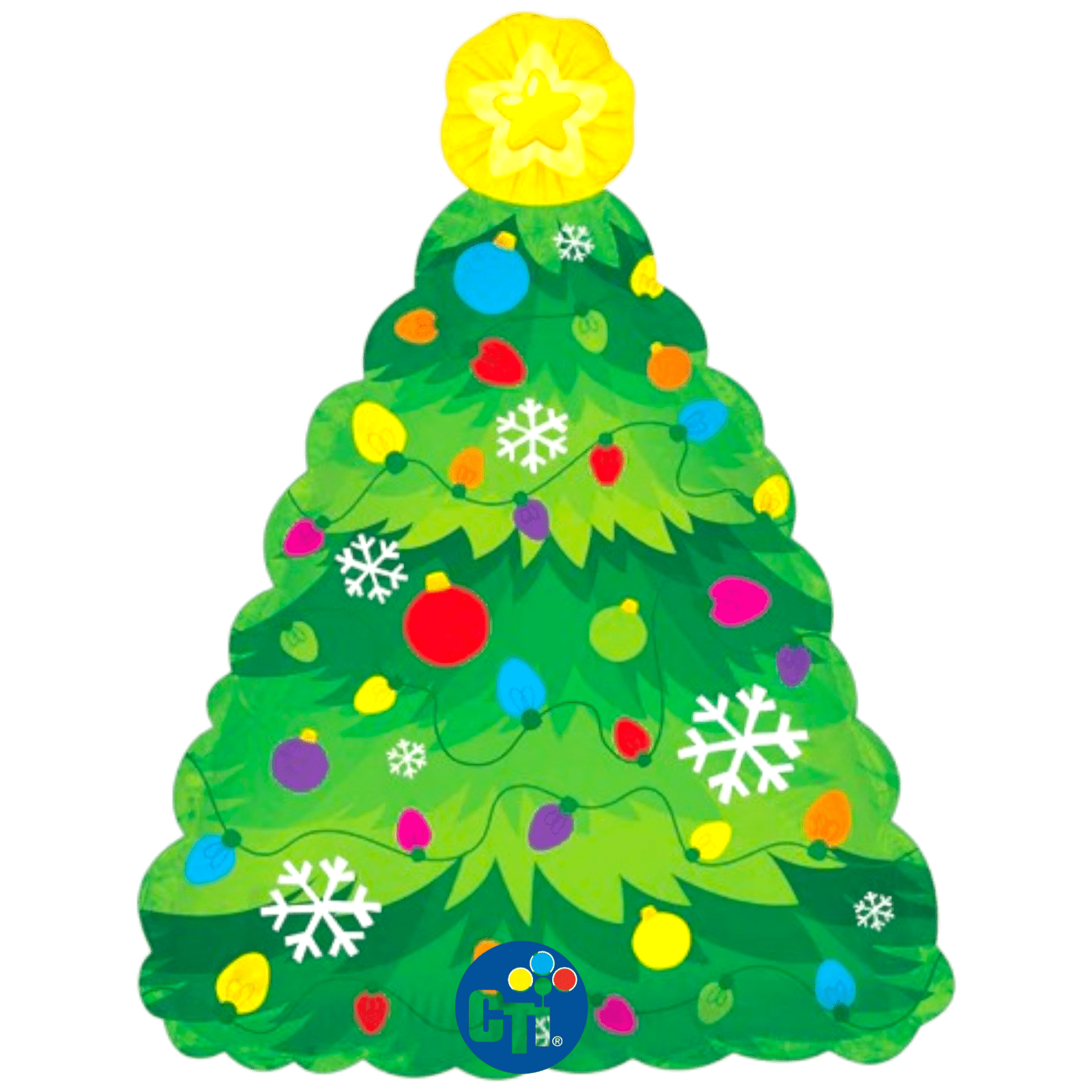 9" Christmas Tree with Lights