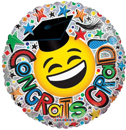 9" Congrats Grad Smile (100ct) - Conver USA