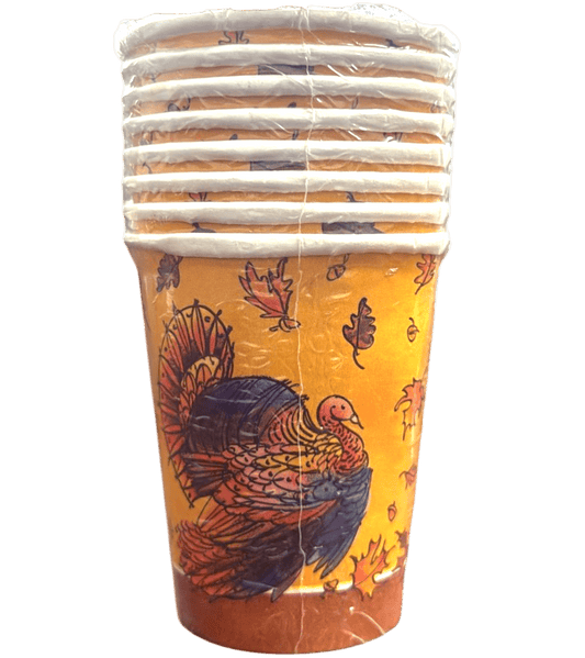 9" Cups - Classic Turkey (8ct)