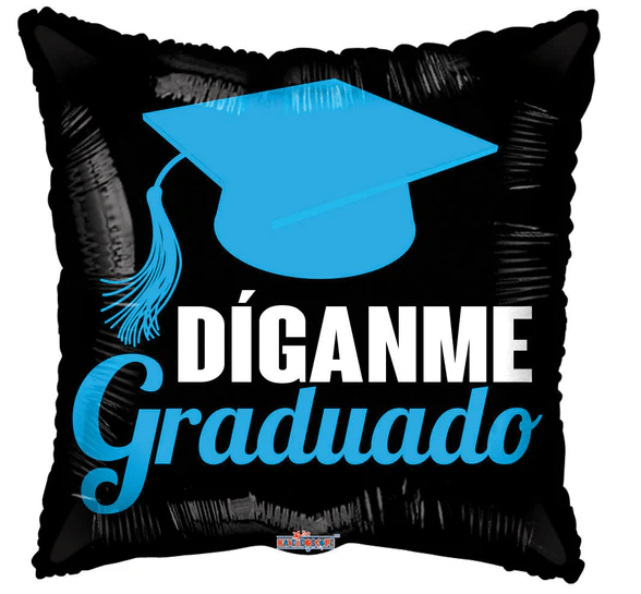 9" Diganme Graduado Square (100ct) - Conver USA