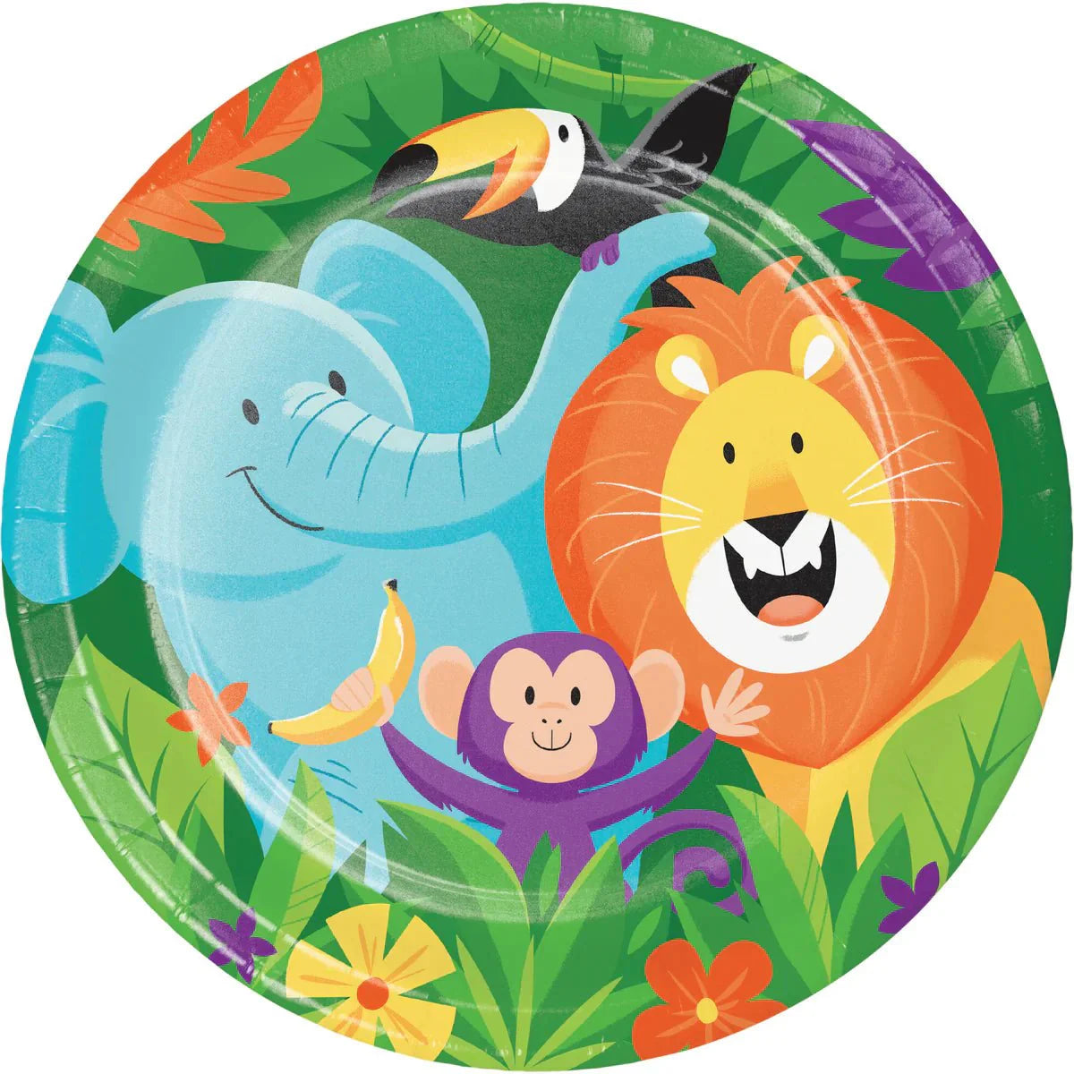 9" Dinner Plates - Jungle Safari (8ct)