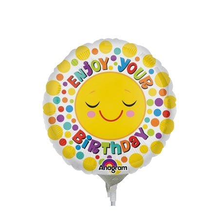 9" Enjoy Your Birthday (25ct)