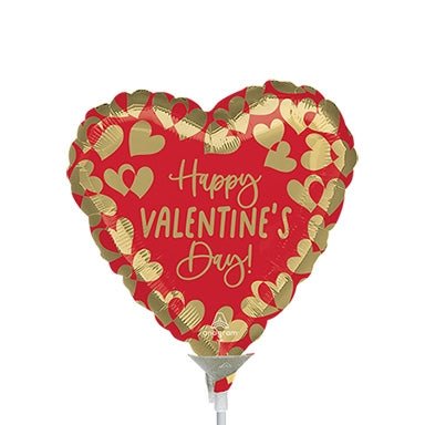 9" Golden Valentine's Day (25ct)