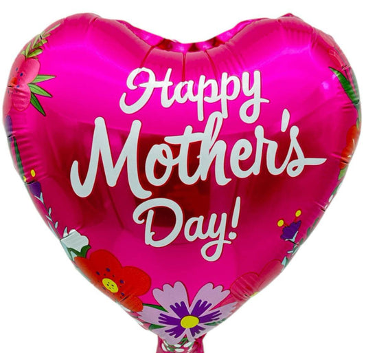 9" Happy Mother's Day Heart - 100ct  - Party America