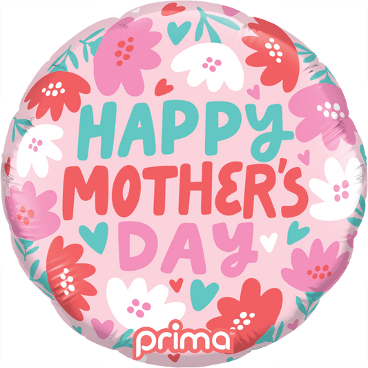 9" Happy Mother's Day Hearts & Daisies (6pc)