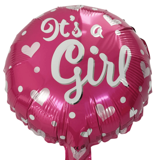 9" It's A Girl - Pink
