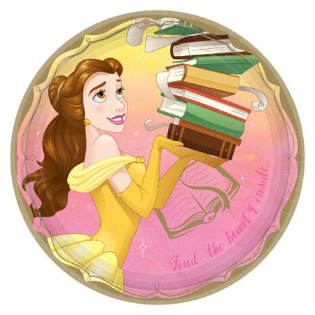 9" Paper Plates - Disney Princess Bella (8ct)