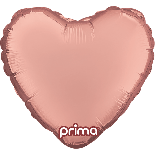 9" Rose Gold Heart (6ct)