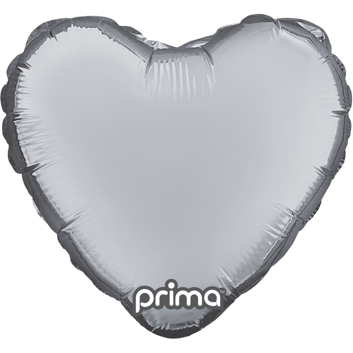 9" Silver Heart (6ct)