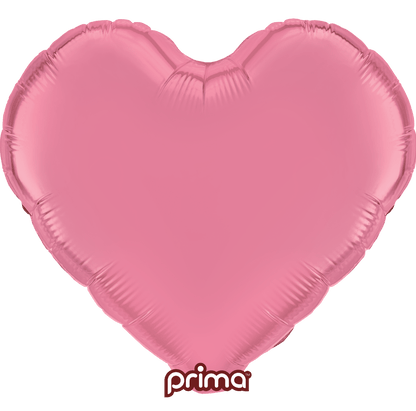 9" Solid Metallic Hearts (6ct)