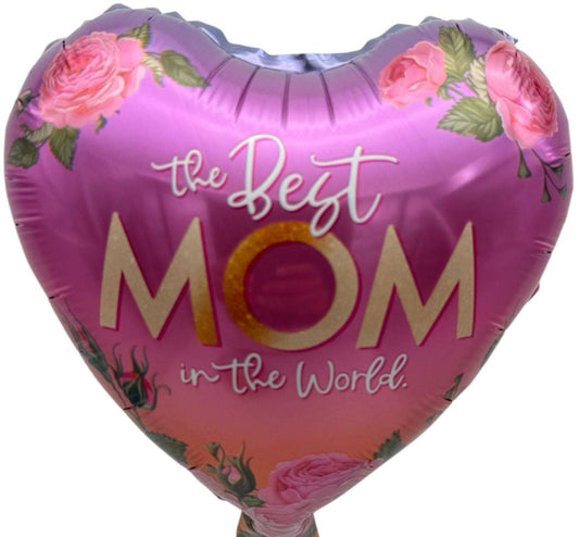 9" The Best Mom In The World - 100ct  - Party America