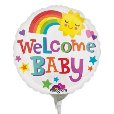 9" Welcome Baby Bright & Bold (25ct)