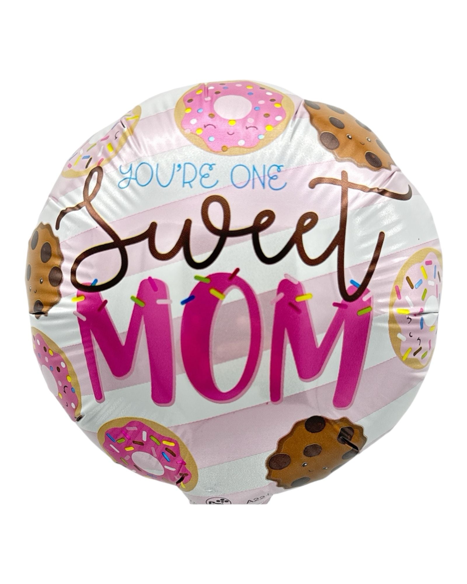 9" You're One Sweet Mom Cookies Round Balloon 100ct - CTI