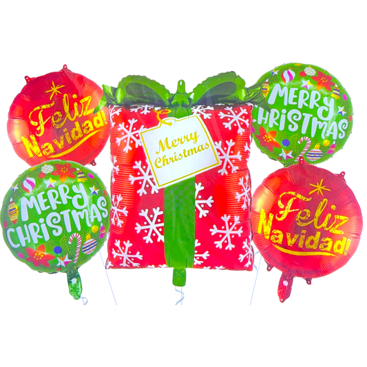 Ramo de globos - Caja de regalo - Fiesta de ganadores
