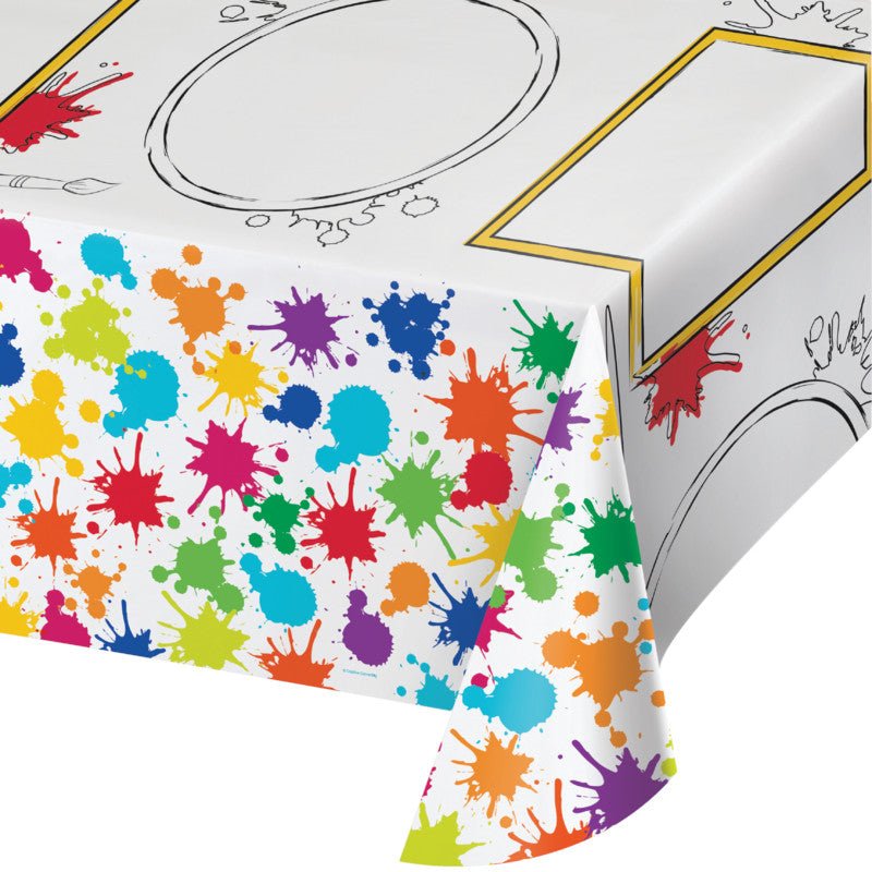 96" Table Cover - Art Party
