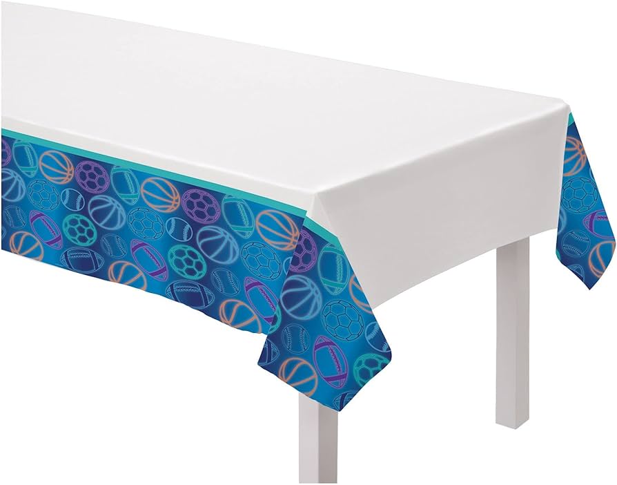 96" Table Cover - Birthday Baller