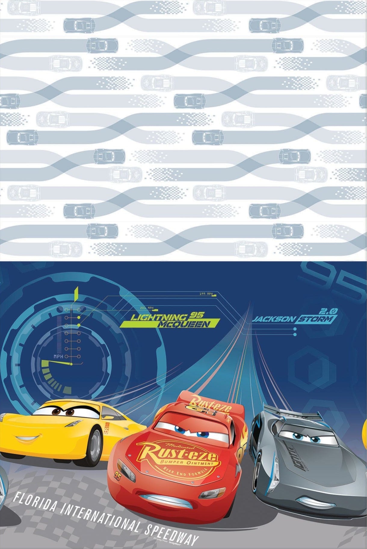 96" Table Cover - Disney Cars 3