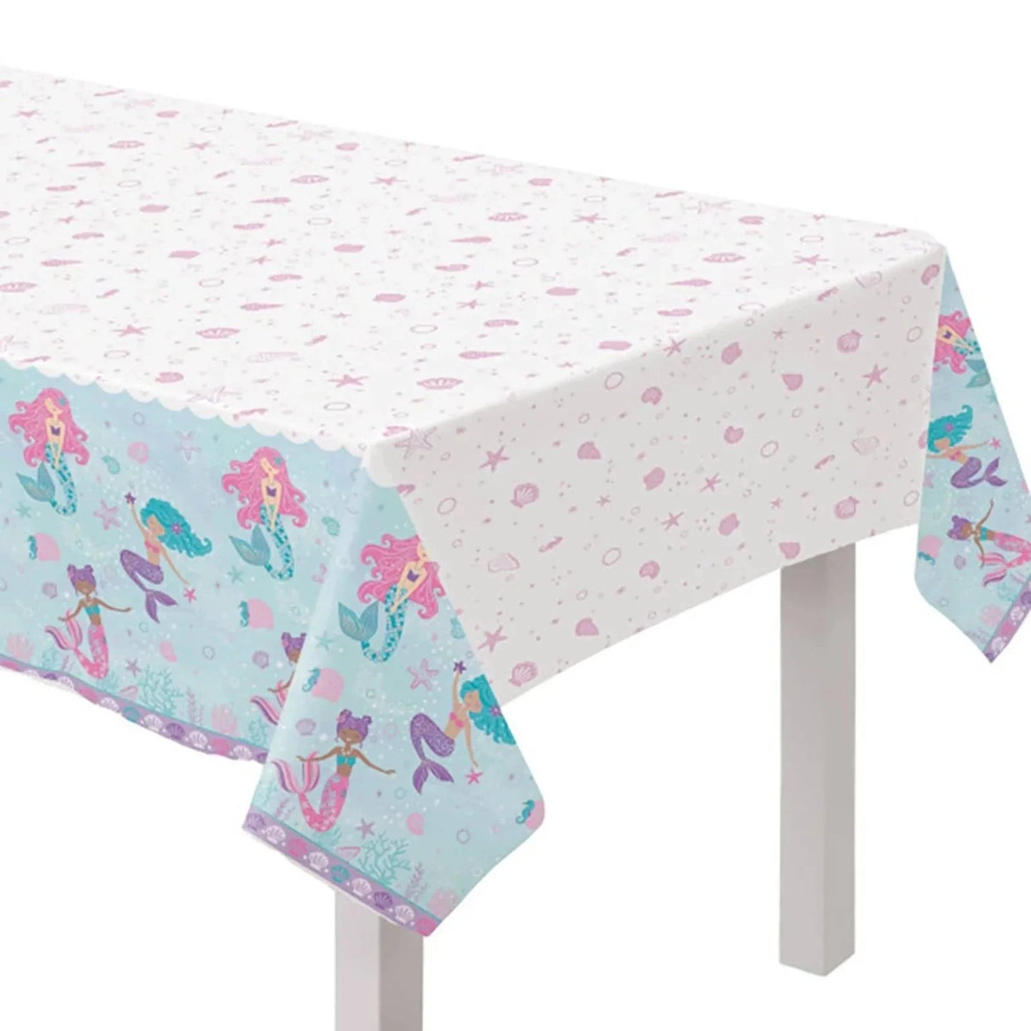 96" Table Cover - Shimmering Mermaids