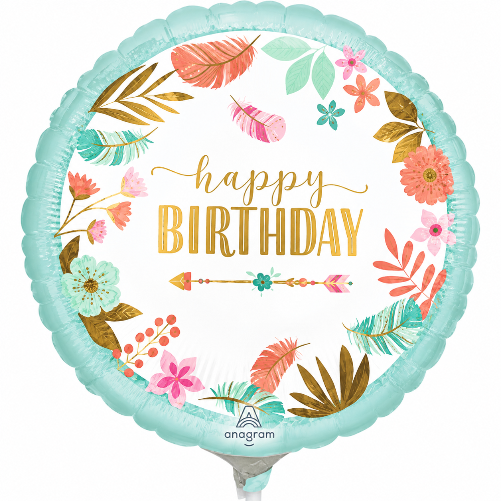 9" Boho Birthday Girl - Anagram