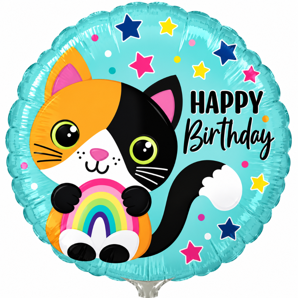 9" Calico Cat Birthday - Anagram