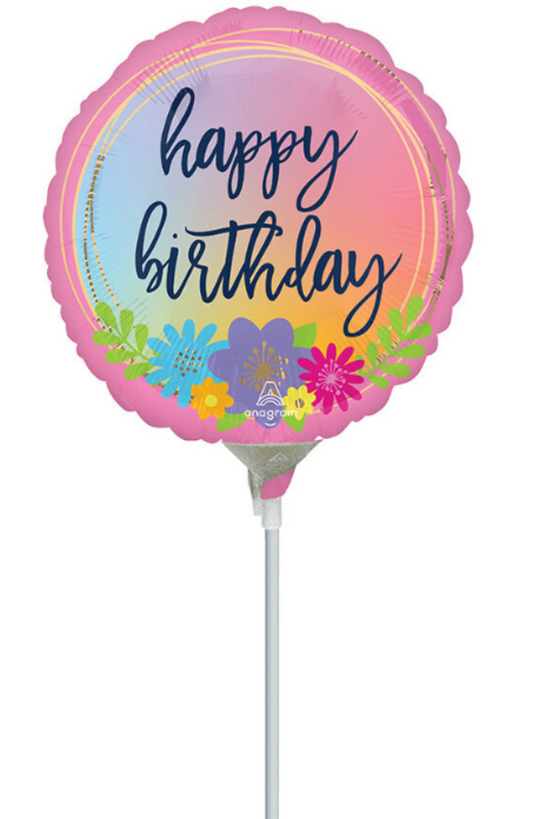 9" Happy Birthday Bouquet - Anagram