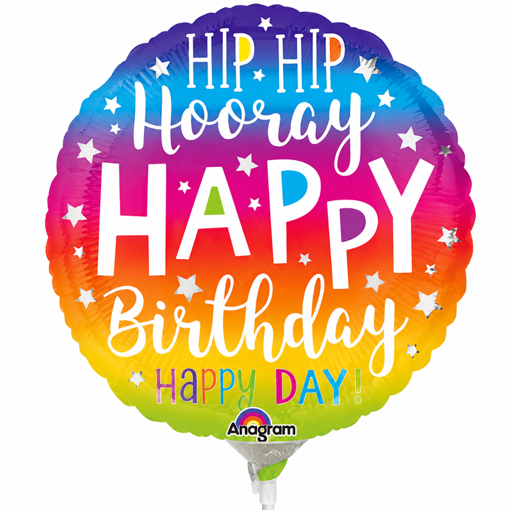 9" Hip Hip Hooray Birthday - Anagram