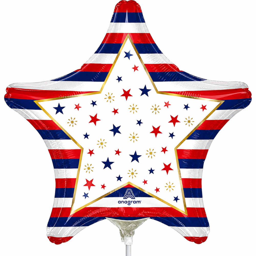 9" Patriotic Stars and Stripes - Anagram