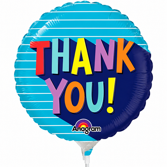 9" Thank You Fun Type - Anagram