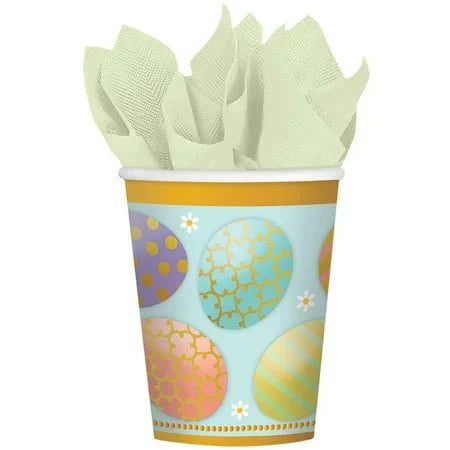9oz Cups - Easter Eggs (8ct)