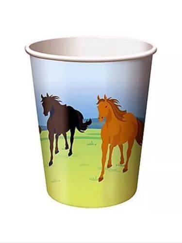 9oz Cups - Wild Horses (8ct)
