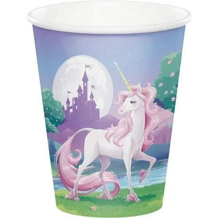 9oz Paper Cups - Unicorn Fantasy (8ct)