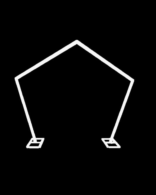 B467-2525 Metal Wedding Geometric Frame - Borosino