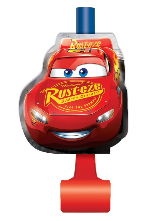 Disney Cars 3 Movie Blowouts (8ct) - Unique